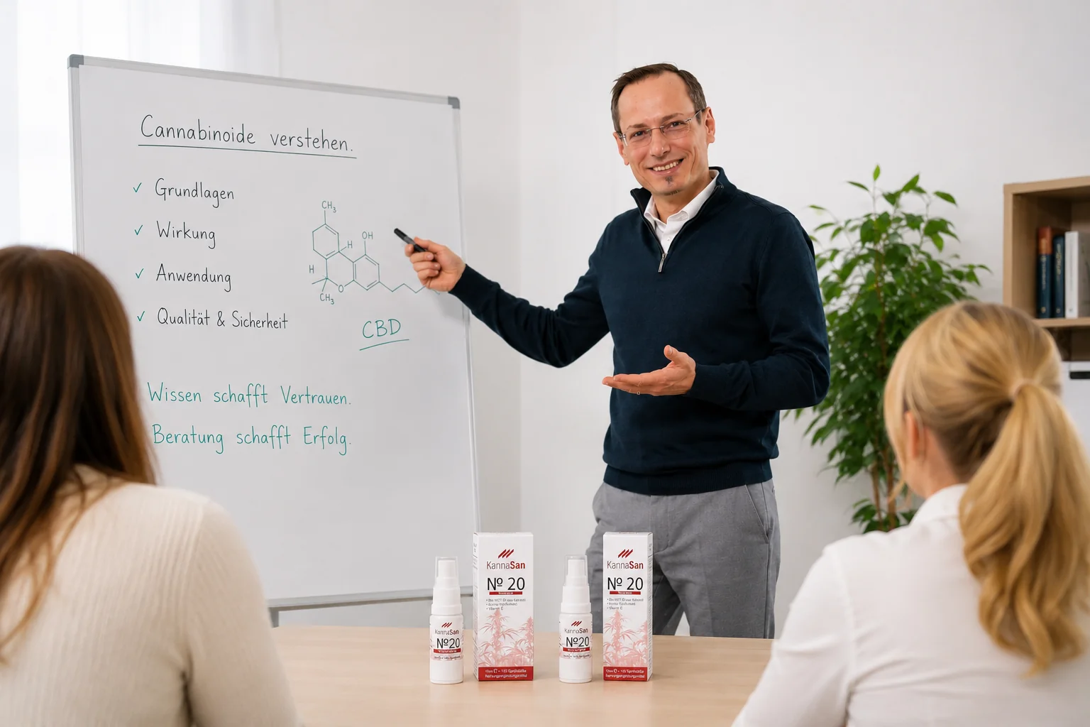 Cannabinoid-Schulung von KannaSan für Apotheken-Teams
