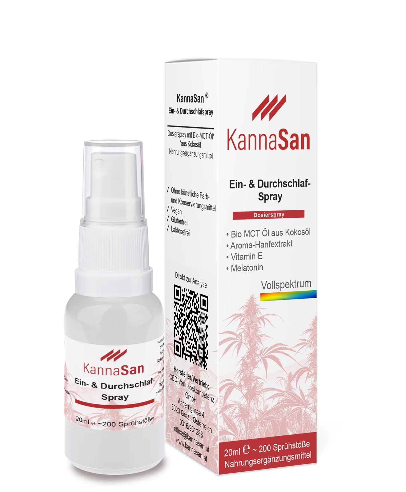 KannaSan Ein- & Durchschlafspray – Eigenmarke für Apotheken